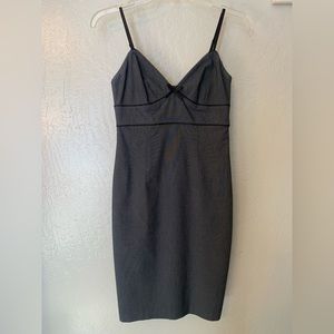 Express Stretch Grey Dress Size 2 Adjustable Spaghetti Straps